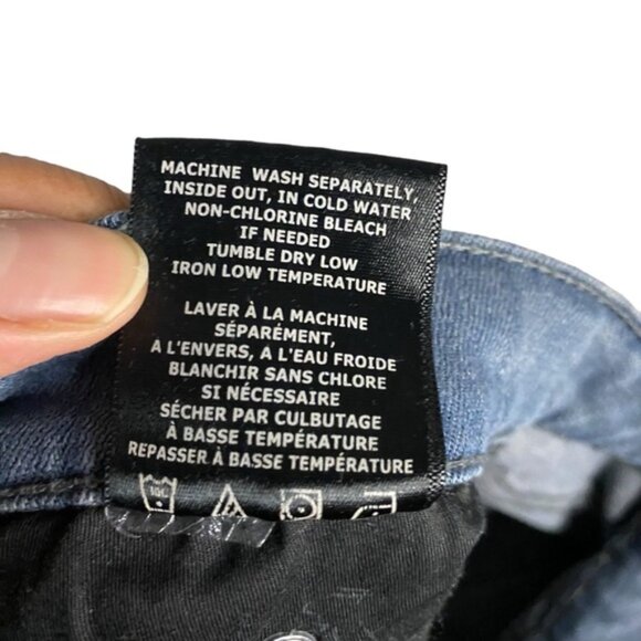 William Rast Men's Medium Indigo Button-Fly Straight Leg Jeans - Picture 6 of 11